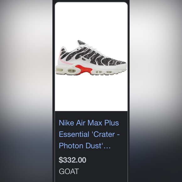 NIKE AIR MAX PLUS ESSENTIAL CRATER •USED• - Picture 10 of 10